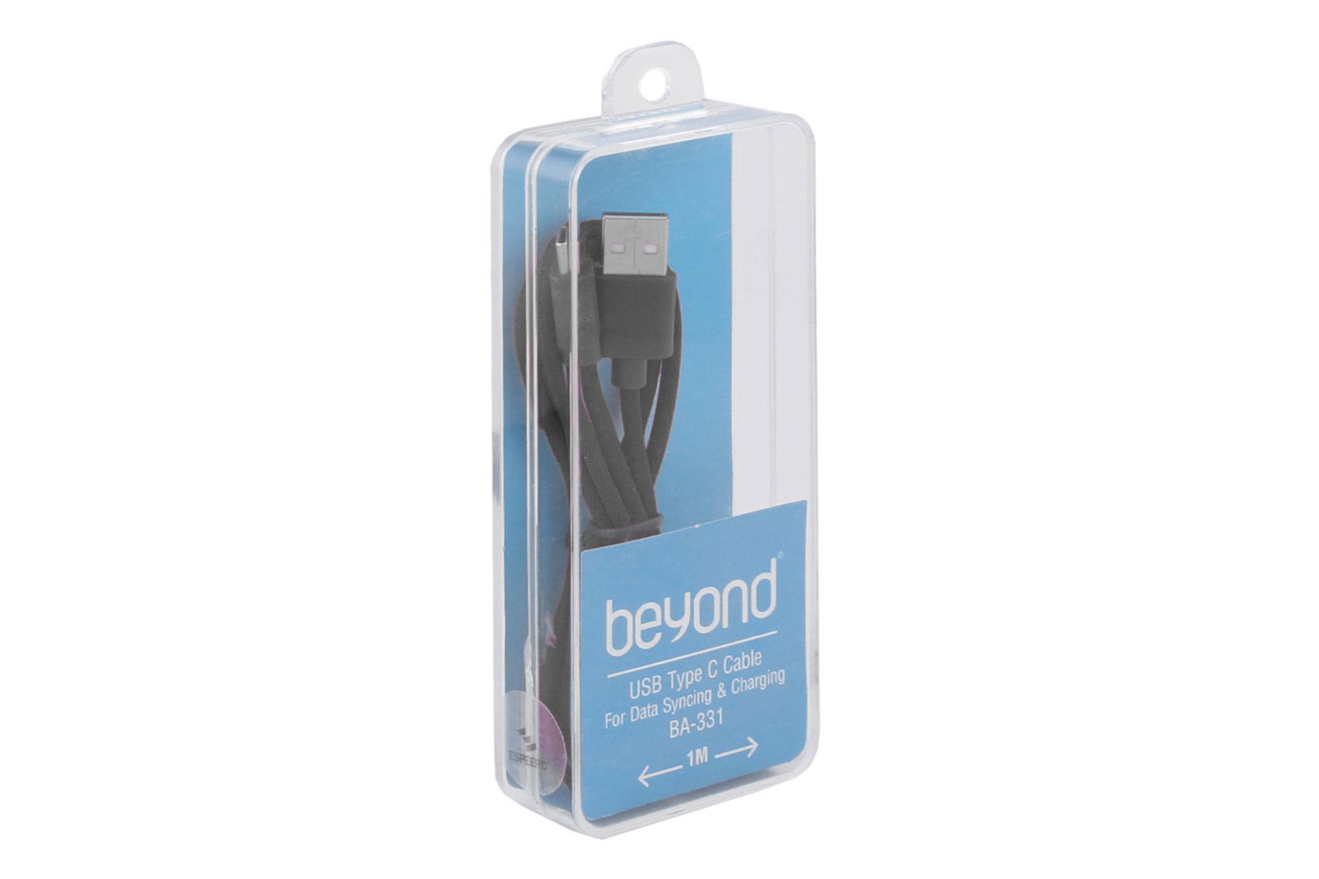 جعبه کابل شارژ USB بیاند Type-A به Type-C مدل BA-331 با طول 1 متر