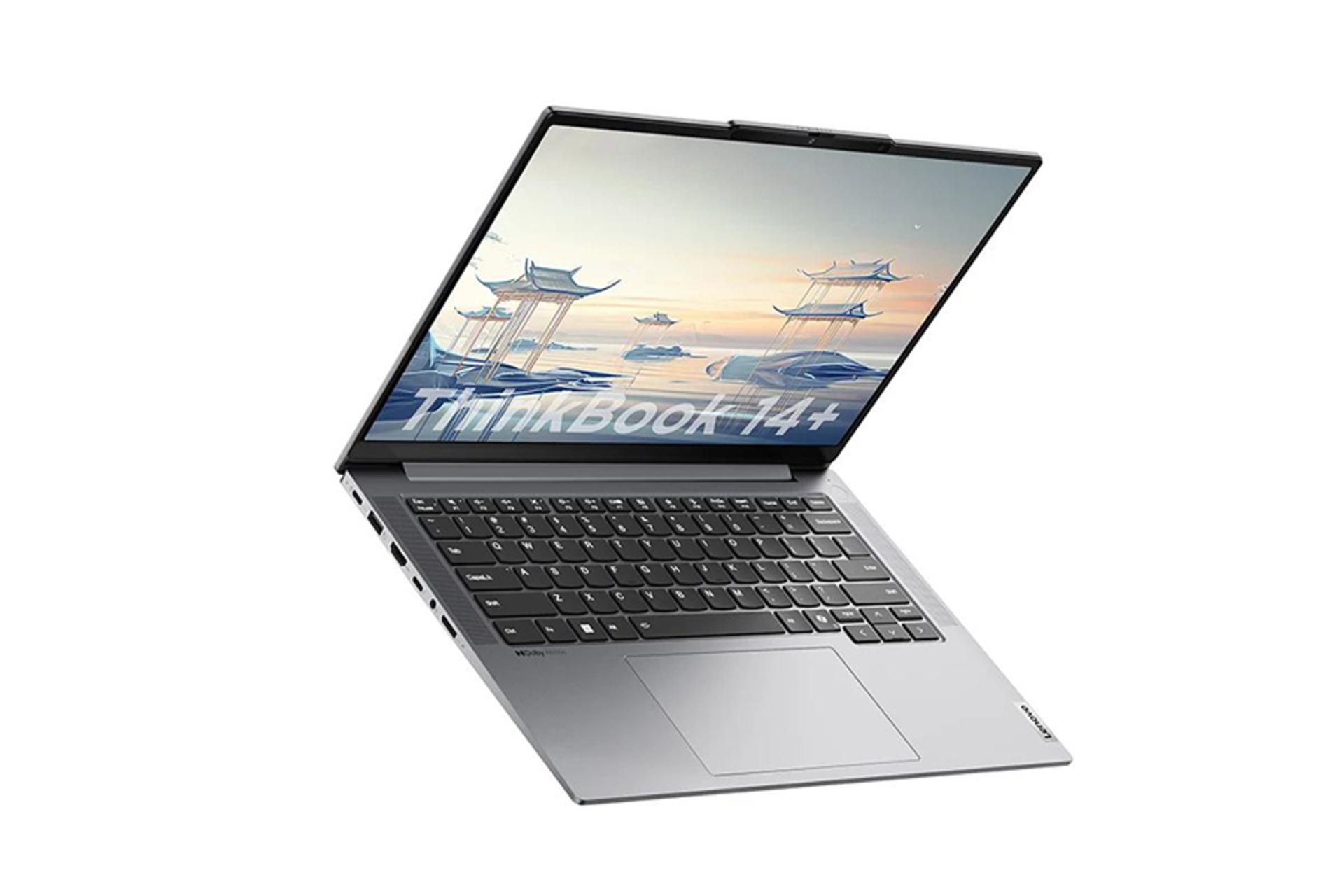 لپ تاپ لنوو Lenovo ThinkBook 14+ نمای جلو و چپ