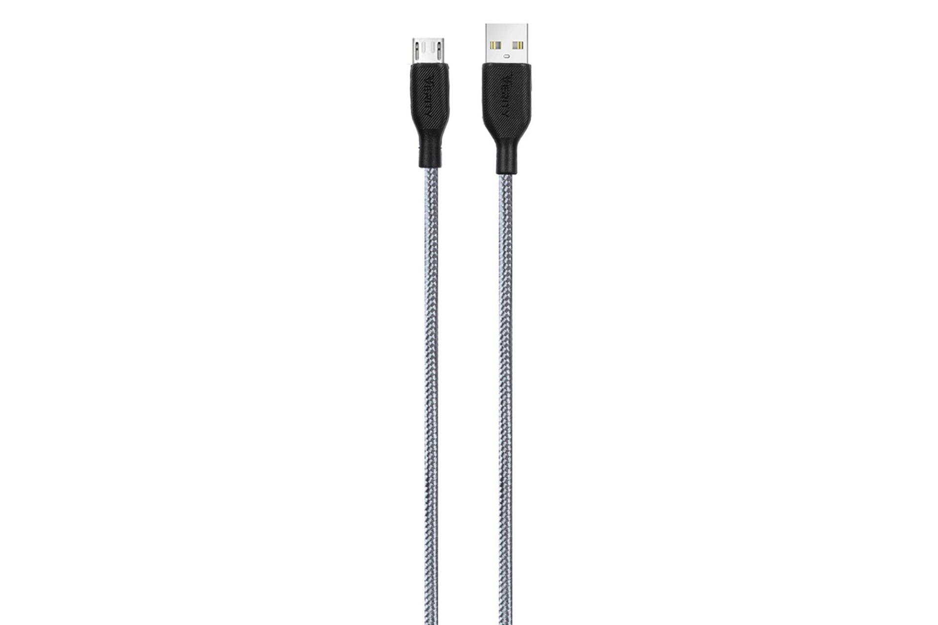 کابل شارژ USB وریتی Type-A به Micro-USB مدل CB 3148 A-G با طول 1 متر