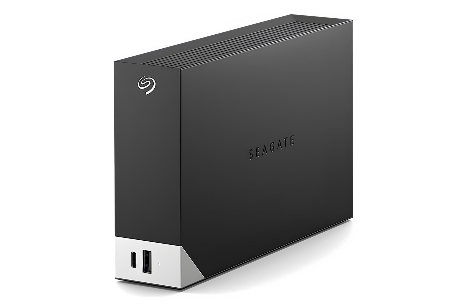 نمای کناری هارد دیسک سیگیت Seagate One Touch Hub 3.5 Inch 10TB