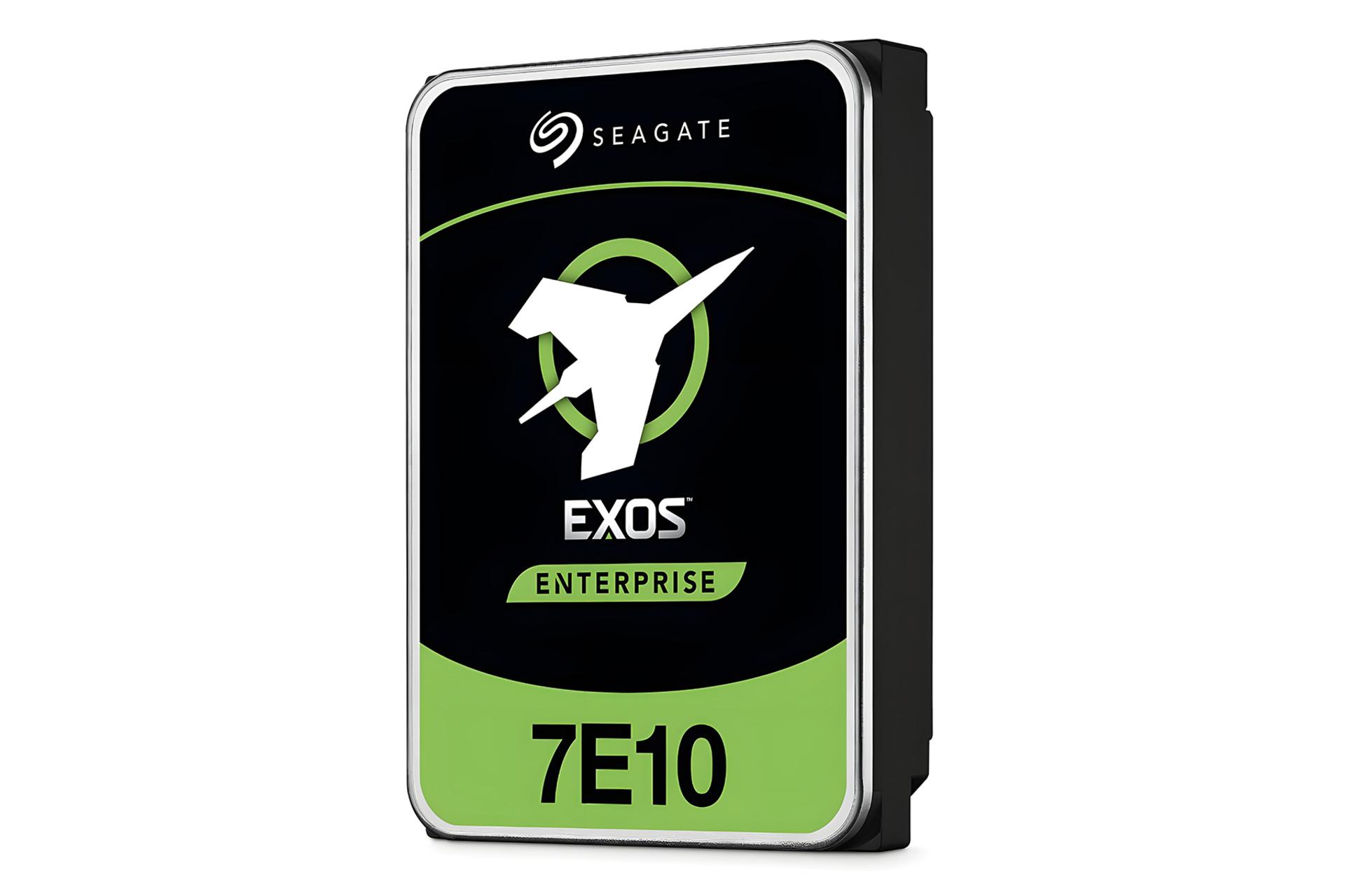 نمای کناری هارد دیسک سیگیت Seagate Exos 7E10 ST8000NM018B SAS 3.5 Inch 8TB