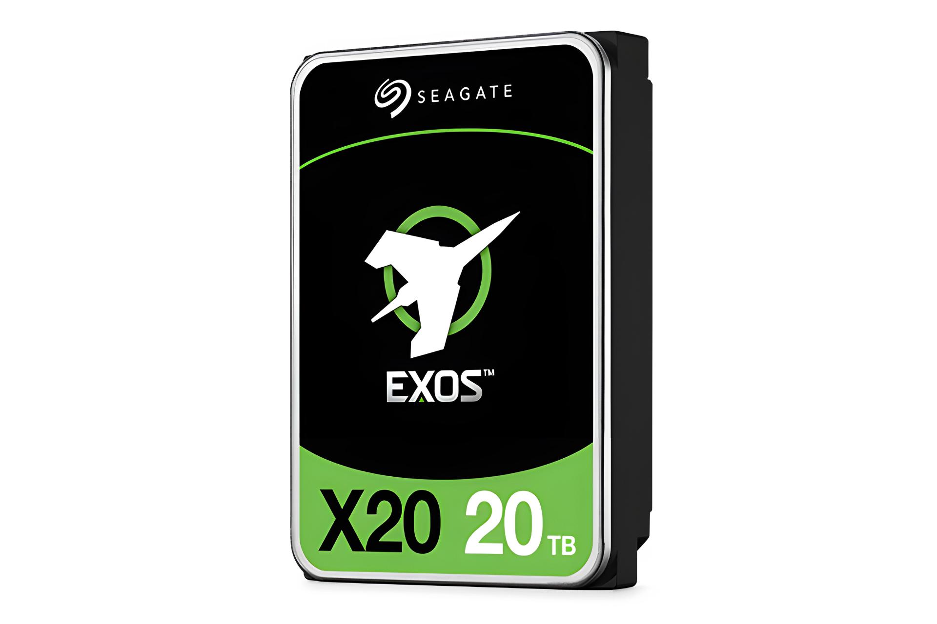 نمای کناری هارد دیسک سیگیت Seagate Exos X20 ST20000NM007D 3.5 Inch 20TB