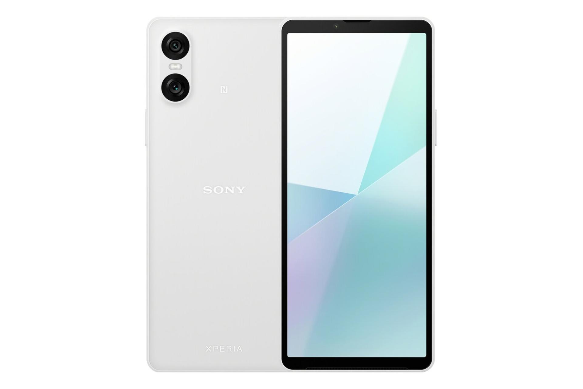 پنل جلو و پشت گوشی اکسپریا 10 مارک 6 سونی سفید / Sony Xperia 10 VI