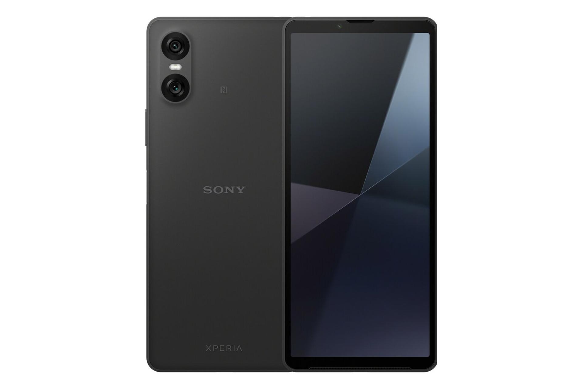 پنل جلو و پشت گوشی اکسپریا 10 مارک 6 سونی مشکی / Sony Xperia 10 VI