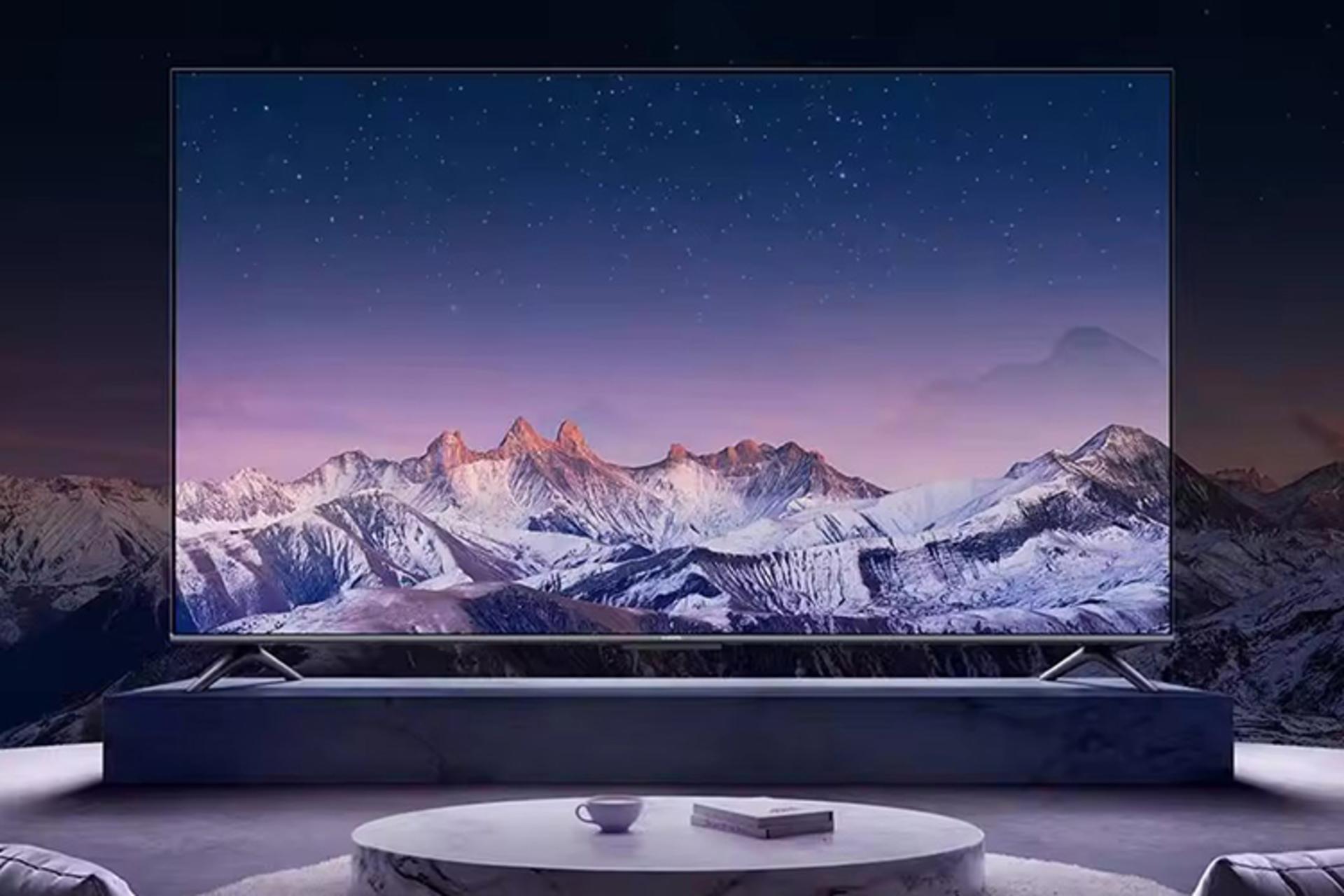 تلویزیون شیائومی Xiaomi TV S در اتاق نشیمن
