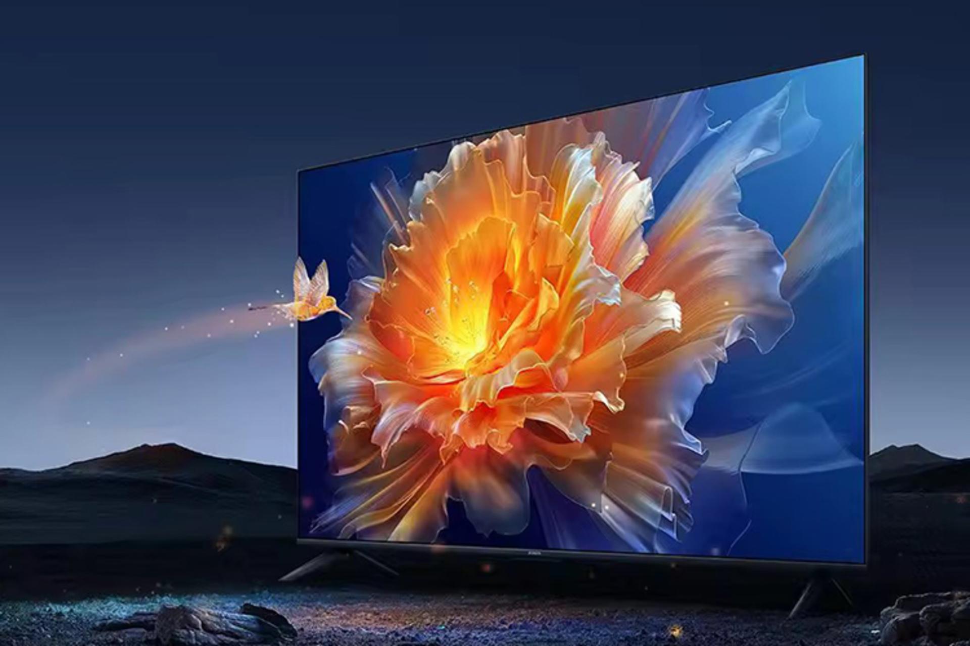تلویزیون شیائومی Xiaomi TV S نمای جلو و راست