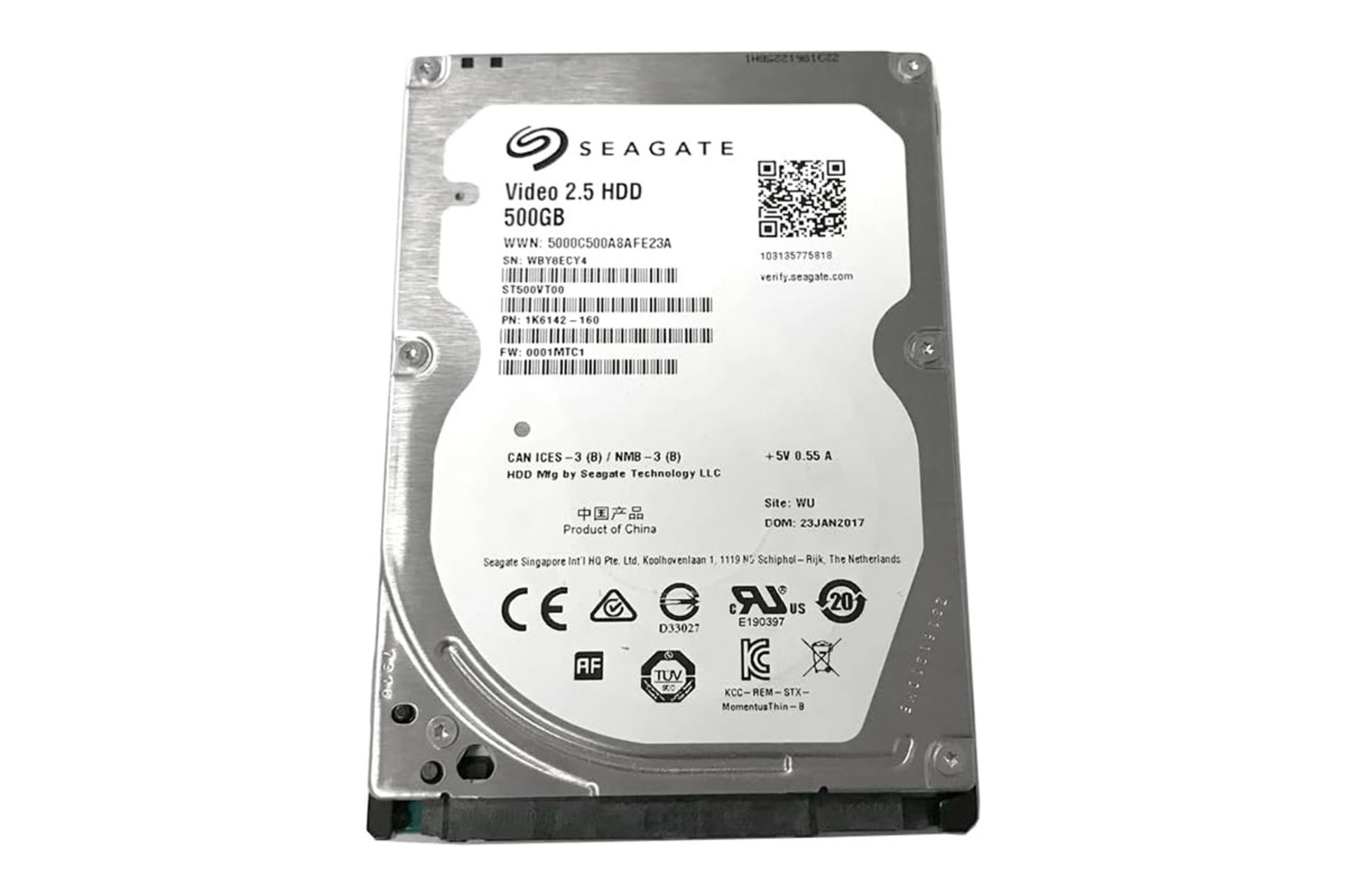 هارد دیسک سیگیت Seagate ST500VT00 2.5 Inch 500GB