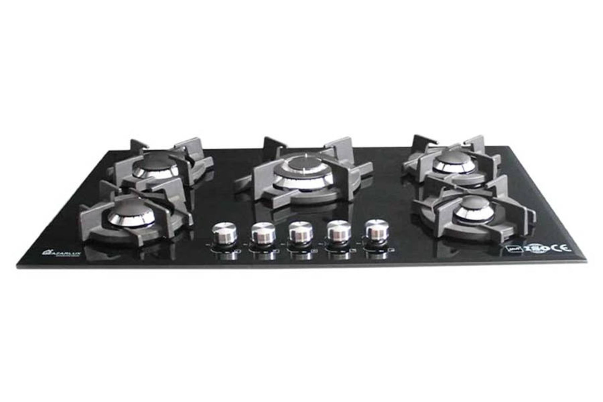 نمای جلوی اجاق گاز صفحه ای آذرلوکس G05ML-C18B