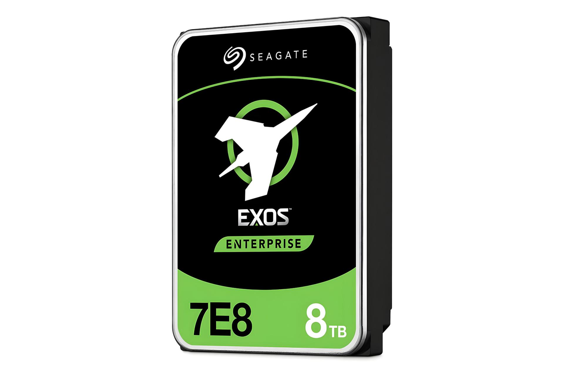 نمای کناری هارد دیسک سیگیت Seagate Exos 7E10 ST8000NM017B 3.5 Inch 8TB