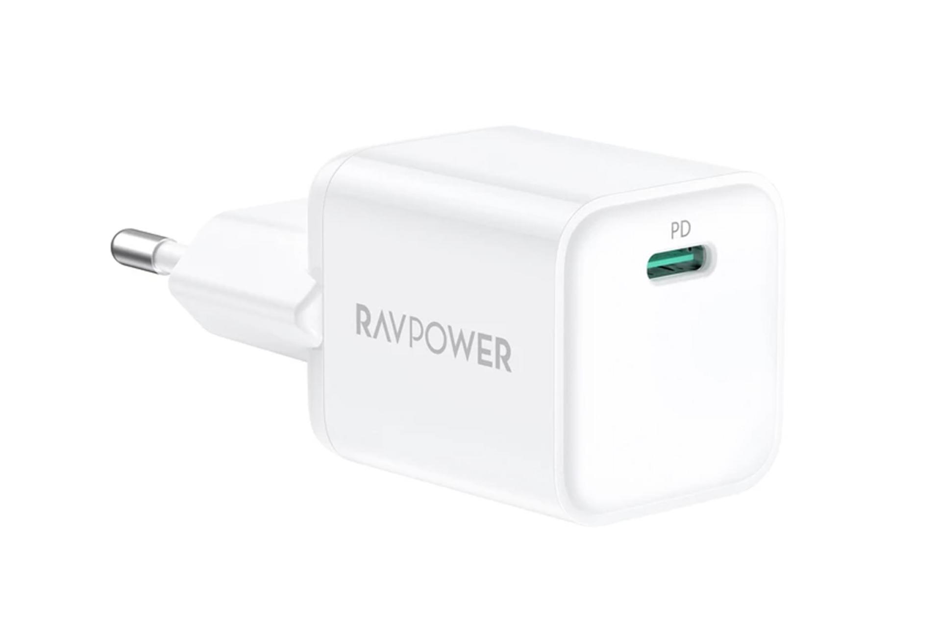 نمای پورت شارژر دیواری مدل-RAVpower RP-PC169