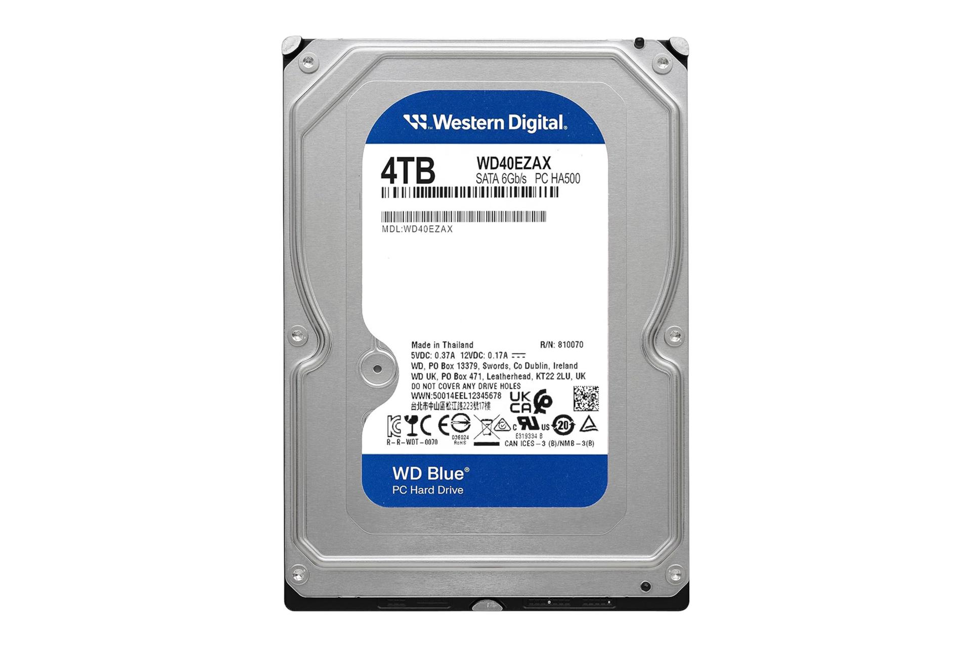 قیمت هارد وسترن دیجیتال Blue WD40EZAX 3.5 Inch ظرفیت 4 ترابایت