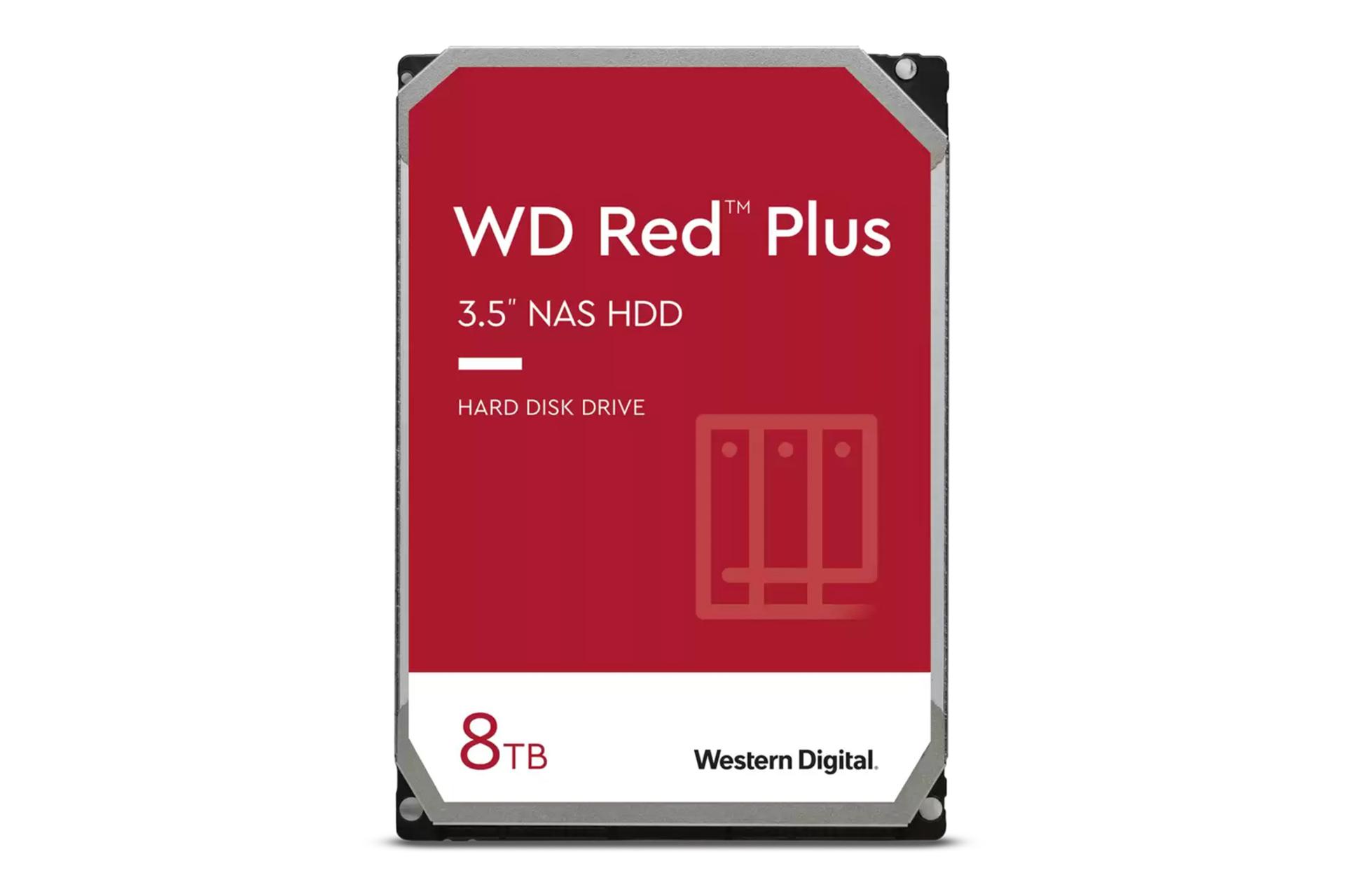 مرجع متخصصين ايران هارد ديسك وسترن ديجيتال Western Digital Red Plus NAS WD80EFPX 3.5 Inch 8TB
