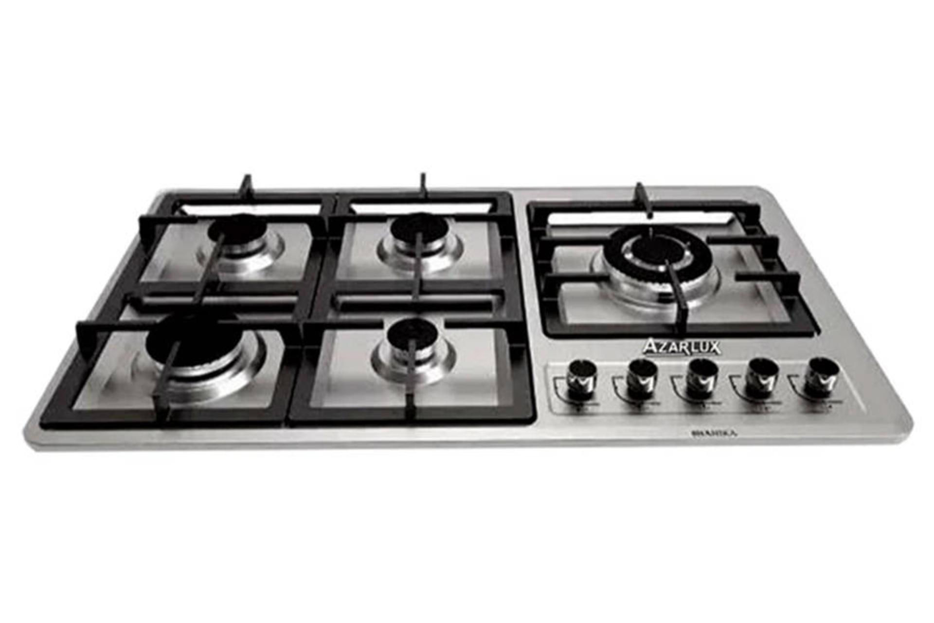 نمای جلوی اجاق گاز صفحه ای آذرلوکس SM1