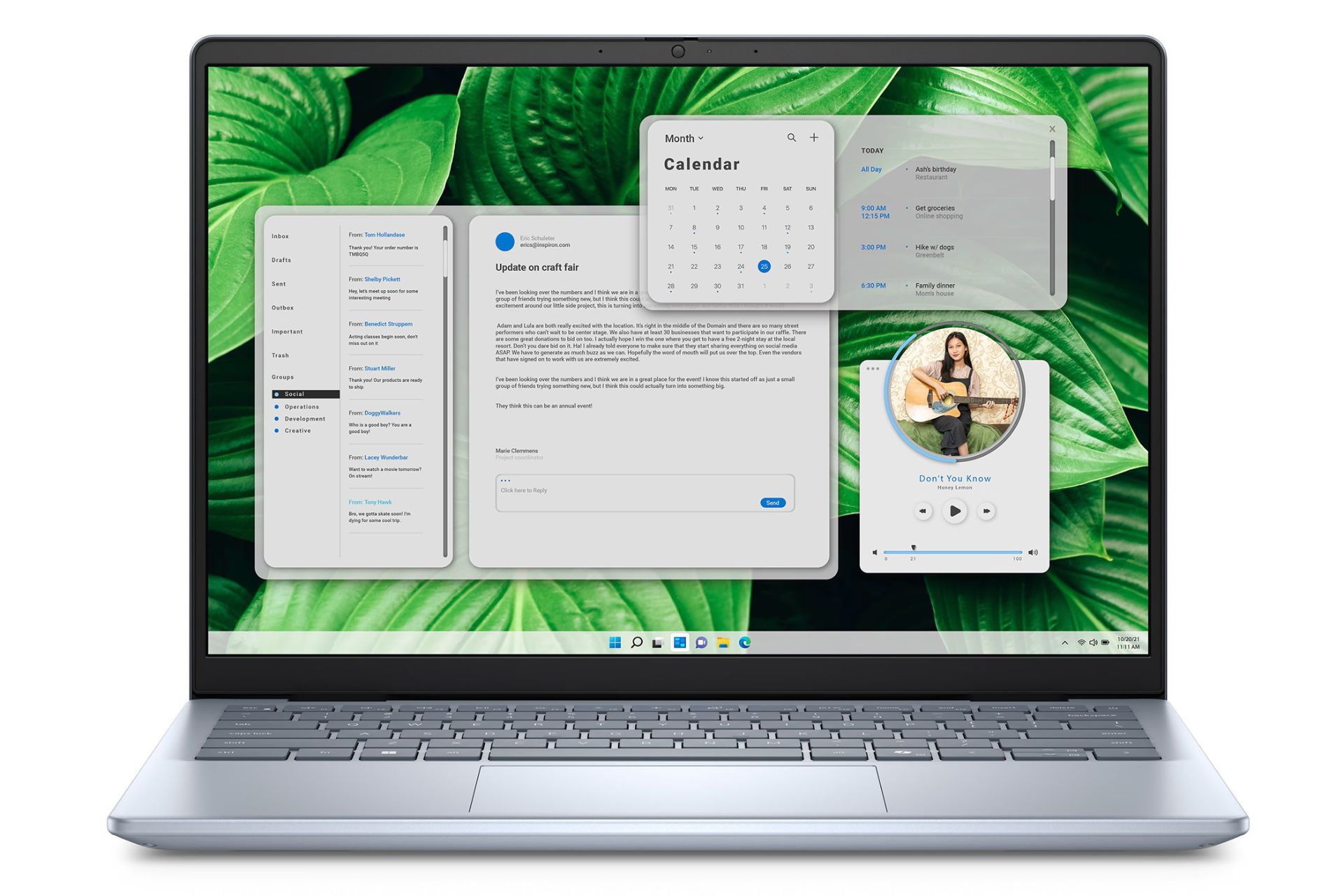 لپ تاپ دل Dell Inspiron 14 5445 نمای جلو