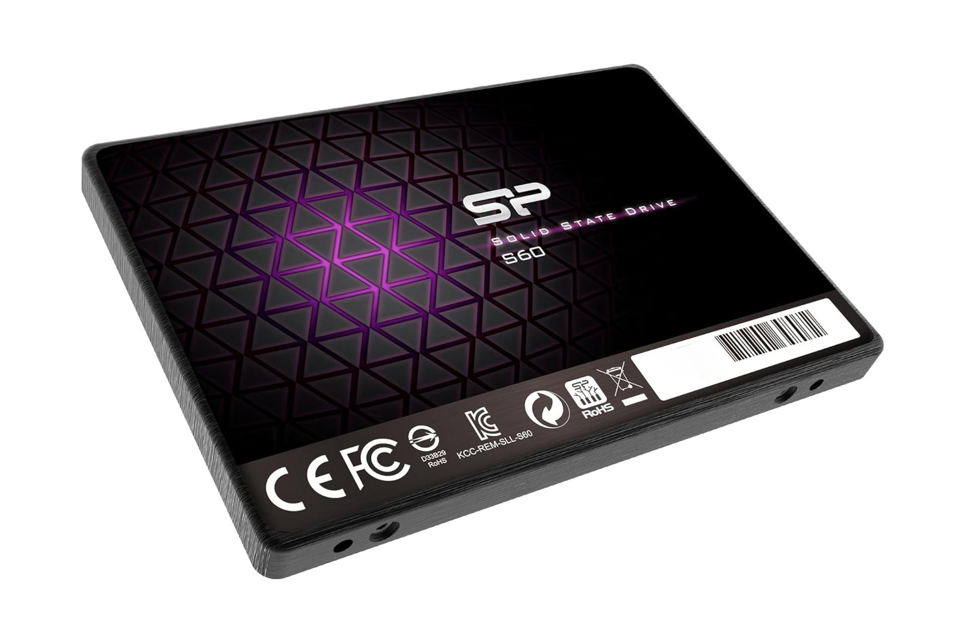 ابعاد و اندازه اس اس دی سیلیکون پاور Slim S60 SATA 2.5 Inch