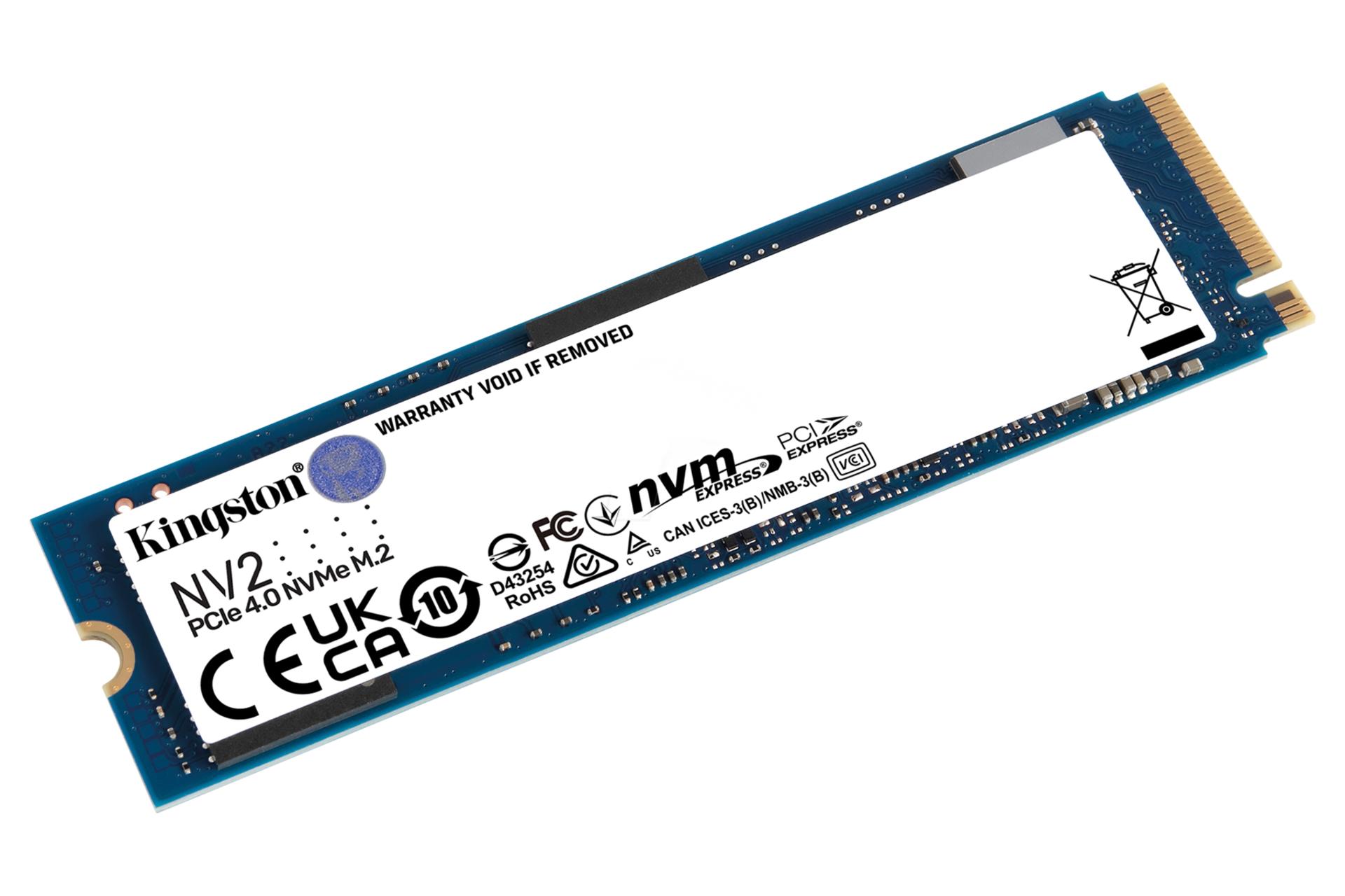 کانکتور و اتصال اس اس دی کینگستون NV2 NVMe M.2 ظرفیت 500 گیگابایت