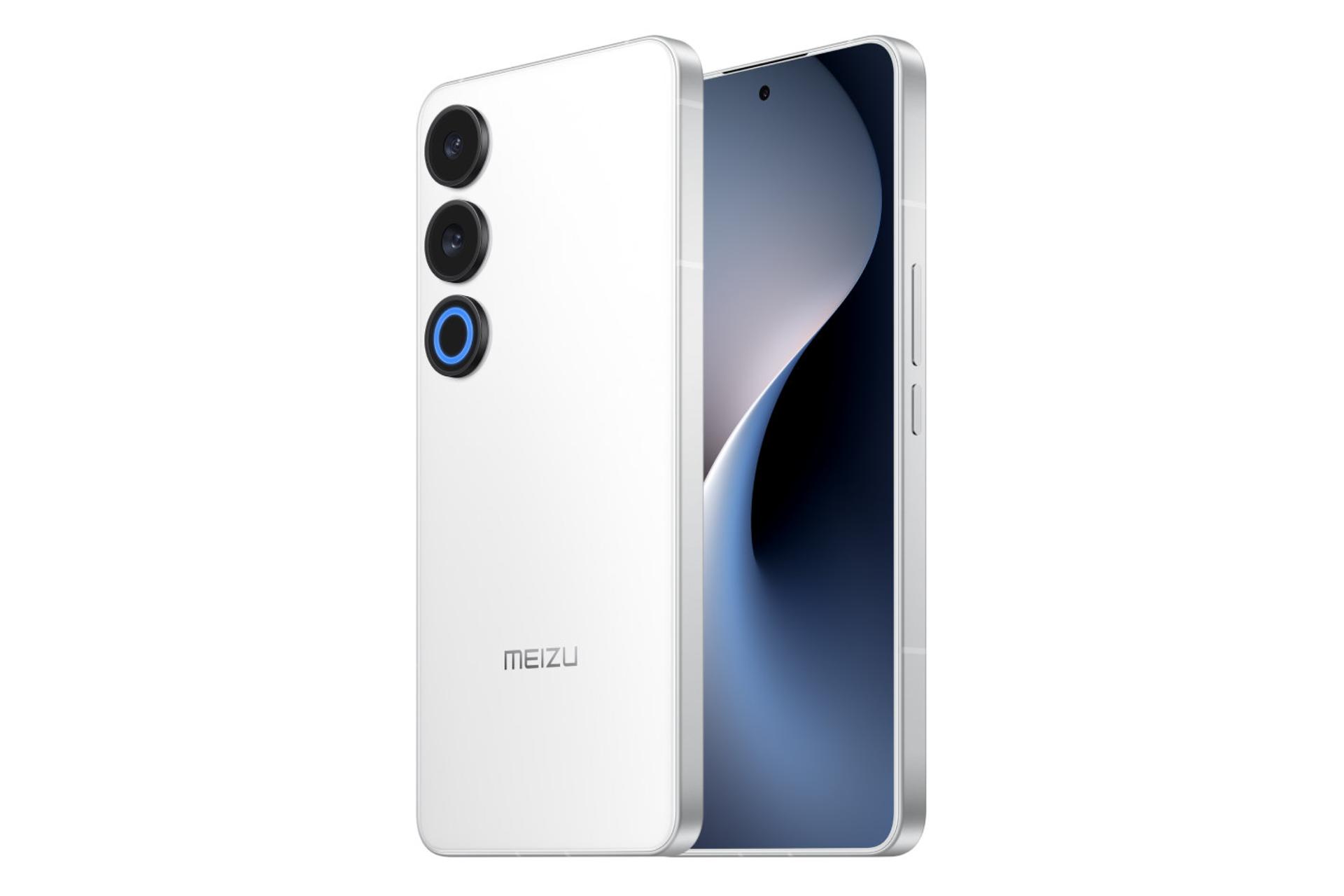 لبه کناری گوشی موبایل میزو 21 نوت سفید / Meizu 21 Note