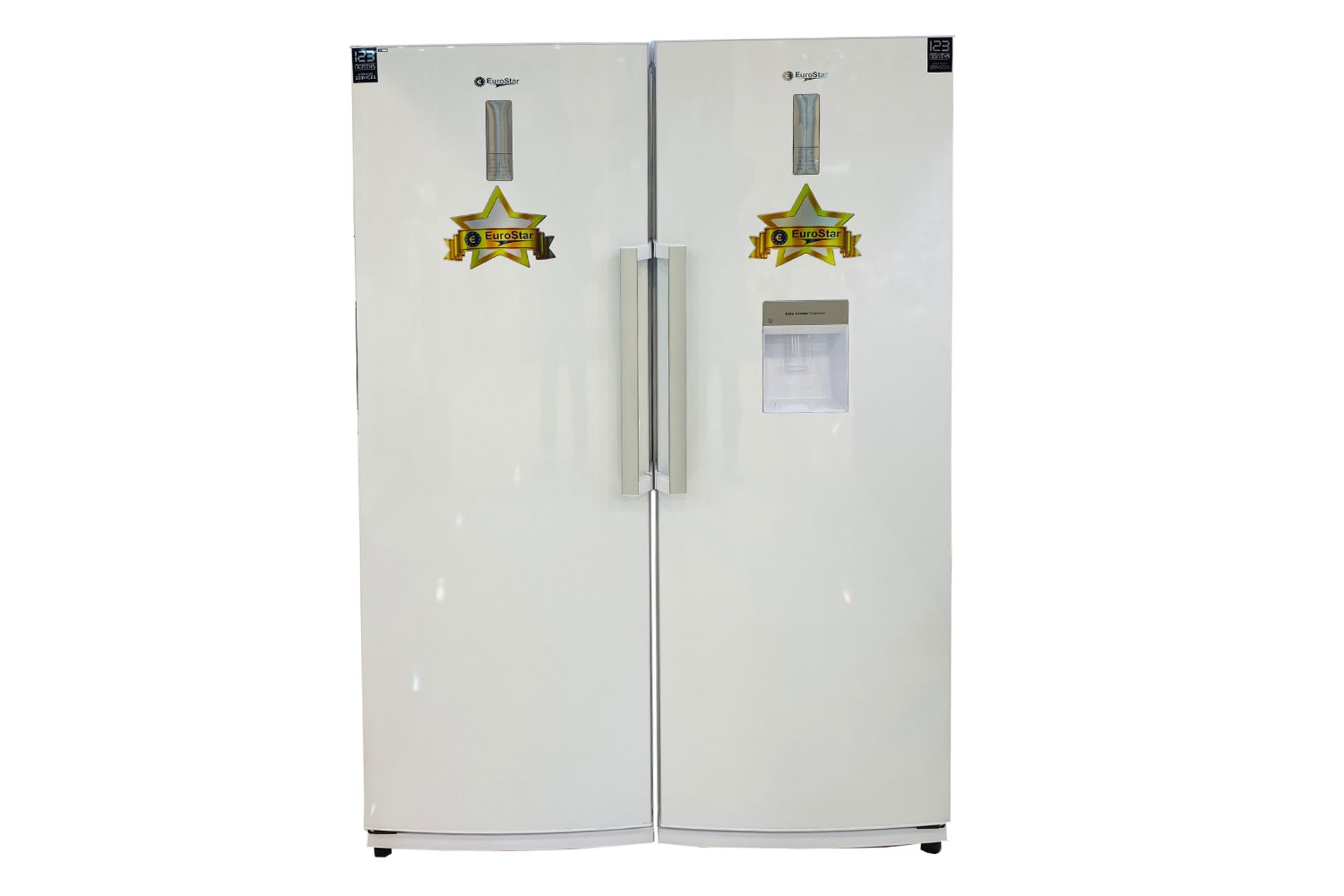 یخچال فریزر یورو استار EuroStar ENR1760W ENF1760W نمای جلو