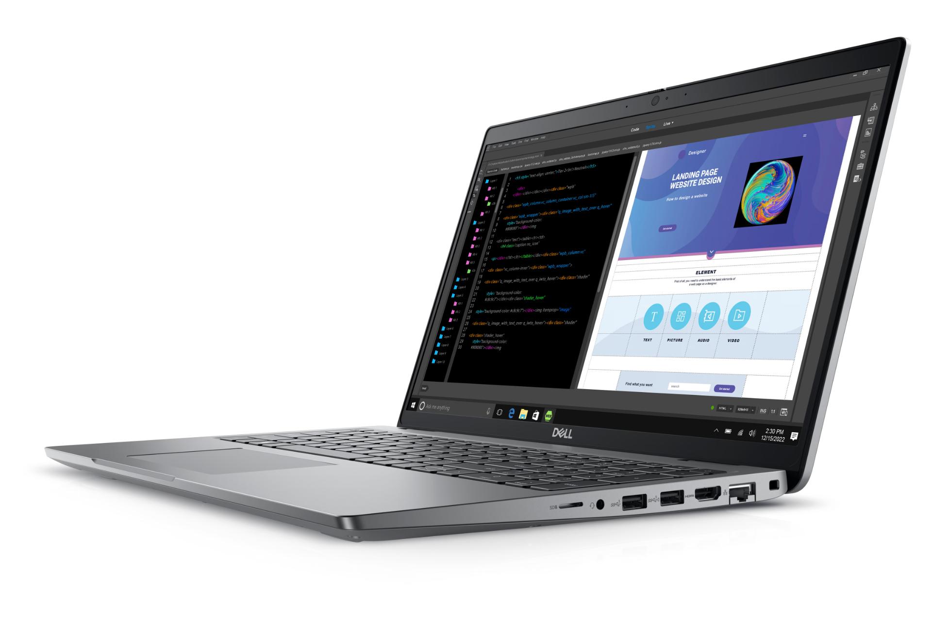 نمای سمت راست لپ تاپ صنعتی دل مدل-Dell PRECISION 3580