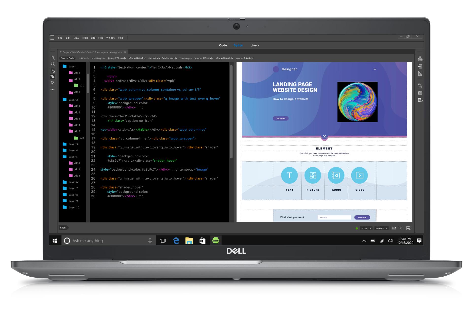 نمای اصلی لپ تاپ صنعتی دل مدل-Dell PRECISION 3580