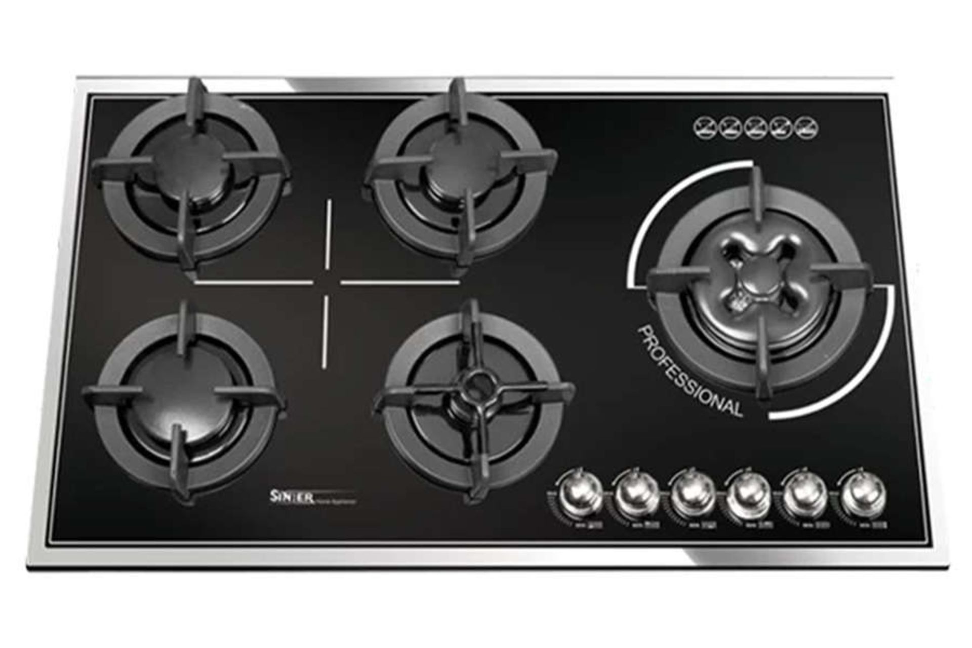 نمای بالای اجاق گاز صفحه ای سینجر 5024D