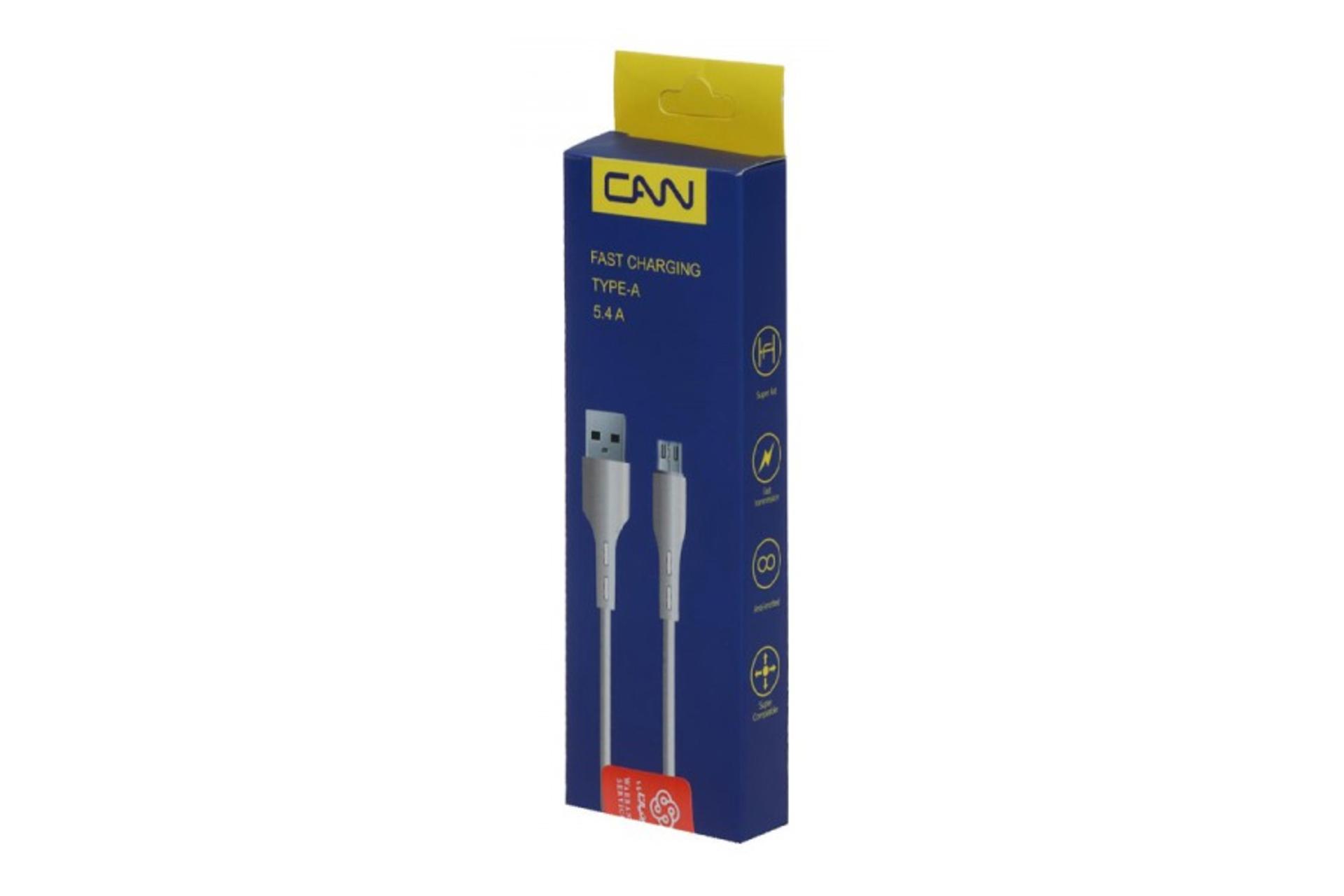 جعبه کابل شارژ USB کن Type-A به Micro-USB مدل 1115 با طول 1 متر