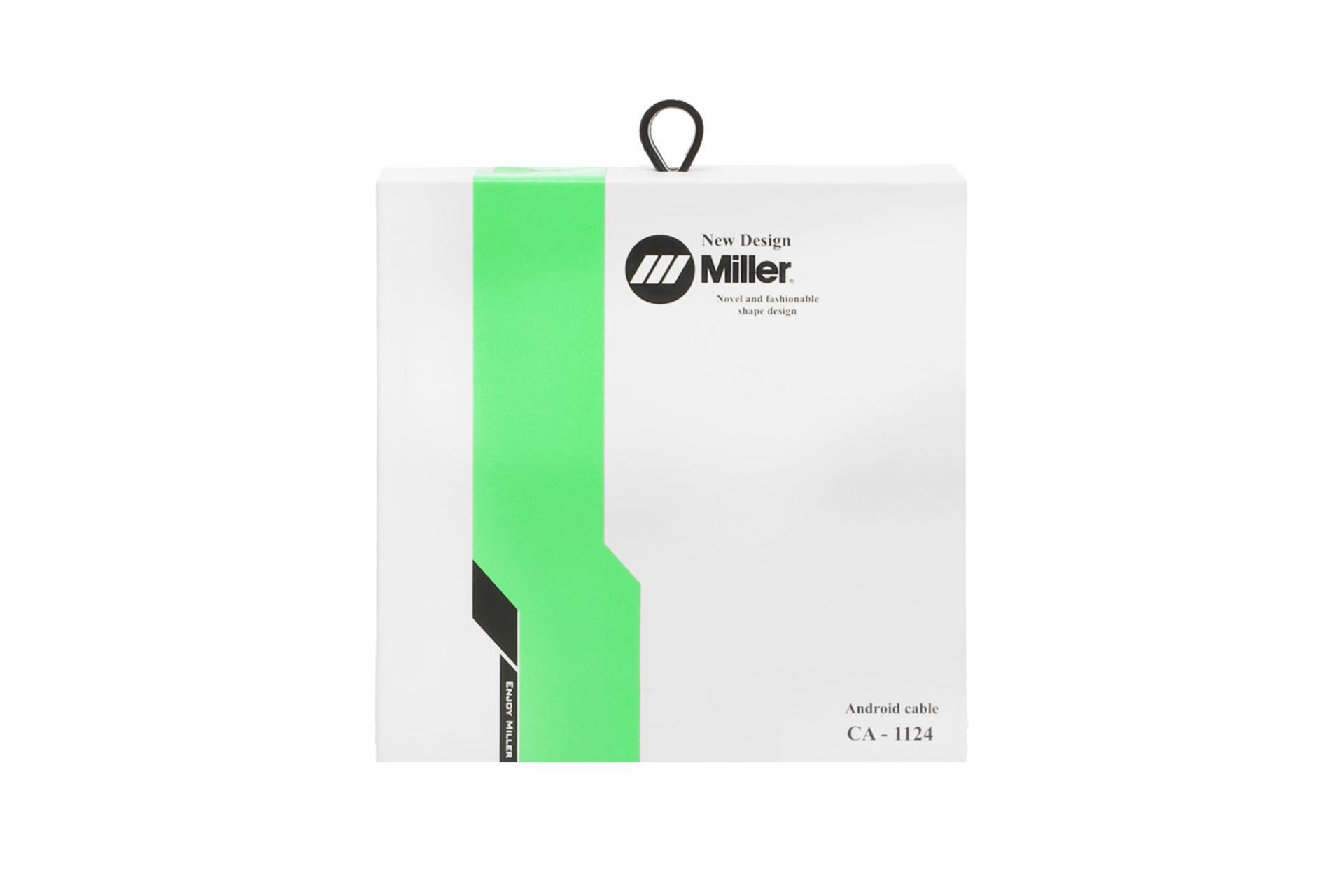جعبه کابل شارژ USB میلر Type-A به Micro-USB مدل CA-1124 با طول 1 متر