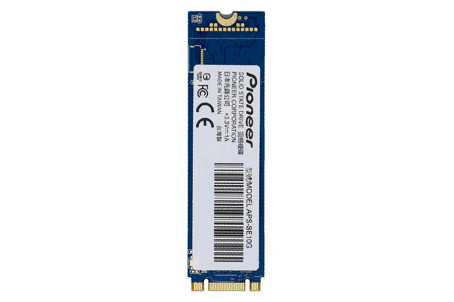 اس اس دی پایونیر APS-SE10G NVMe M.2 ظرفیت 256 گیگابایت