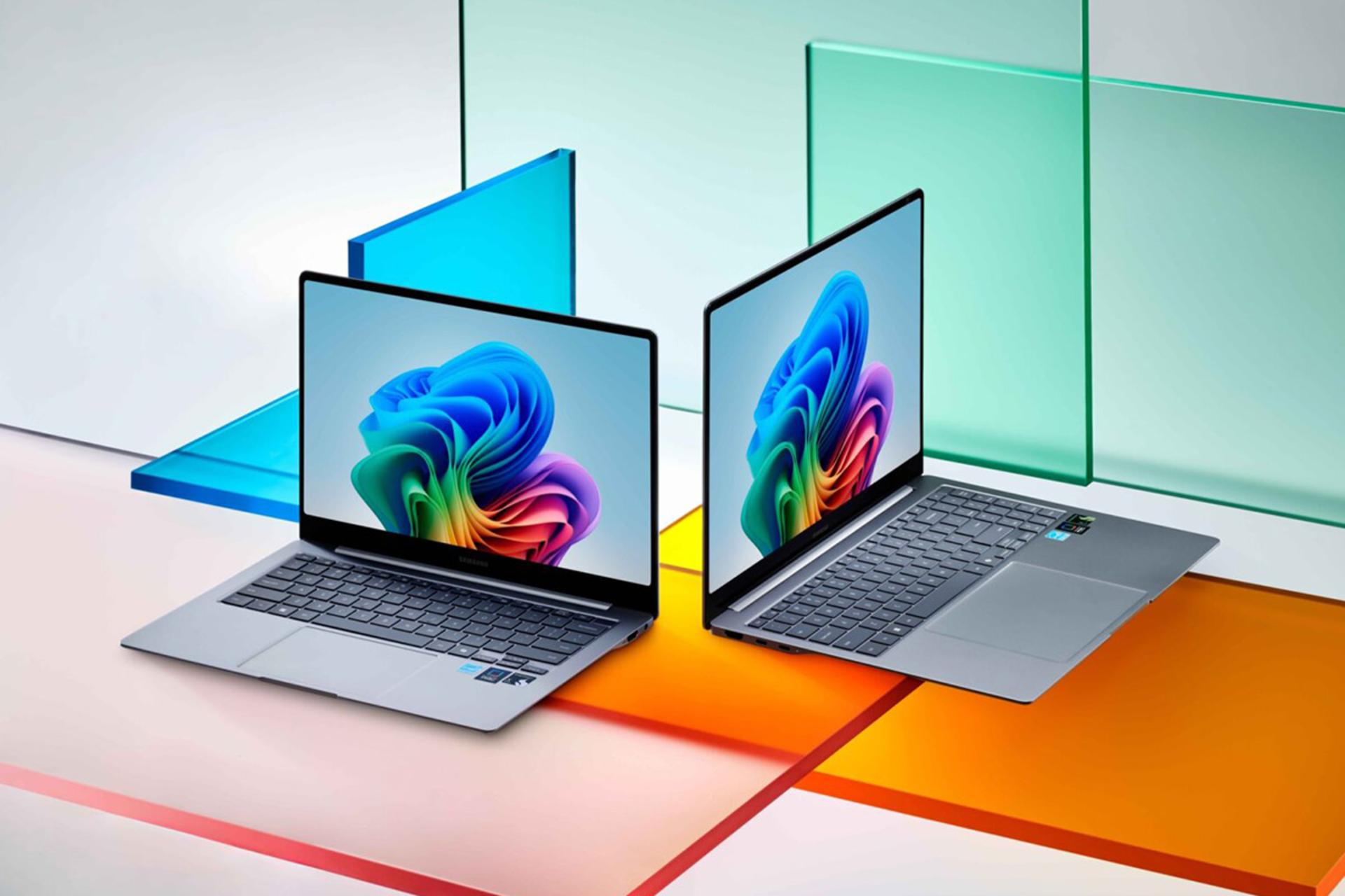 لپ تاپ سامسونگ گلکسی بوک 4 ادج Samsung Galaxy Book4 Edge مدل 14 و 16 اینچ در کنار هم