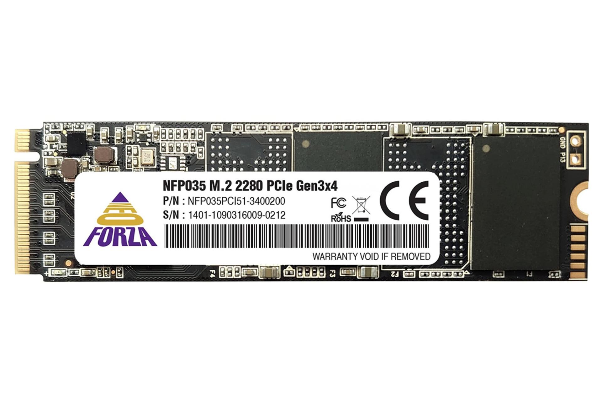 ابعاد و اندازه اس اس دی نئو فورزا NFP035 M.2 2280