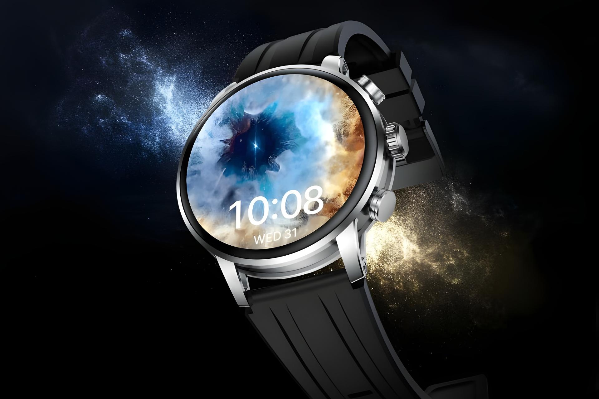 نمای جلوی ساعت هوشمند کیسلکت Kieslect Kr2 به همراه واچ فیس شخصی سازی شده