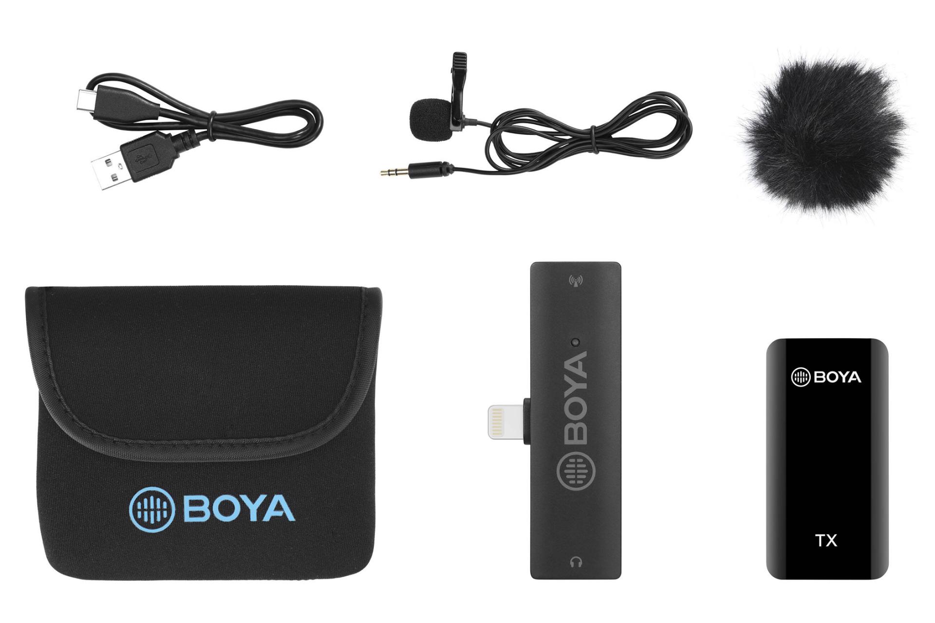 اقلام همراه میکروفون بویا BY-XM6-S3