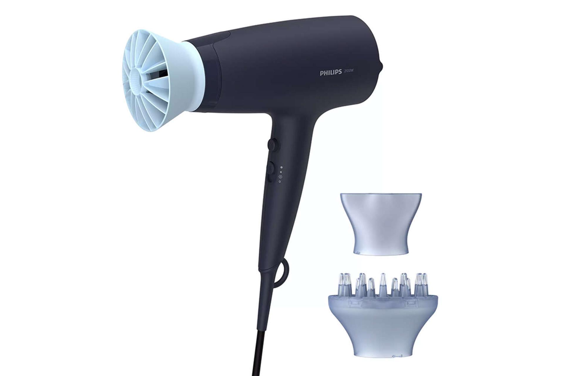 سری متمرکز کننده و دیفیوزر سشوار فیلیپس BHD360