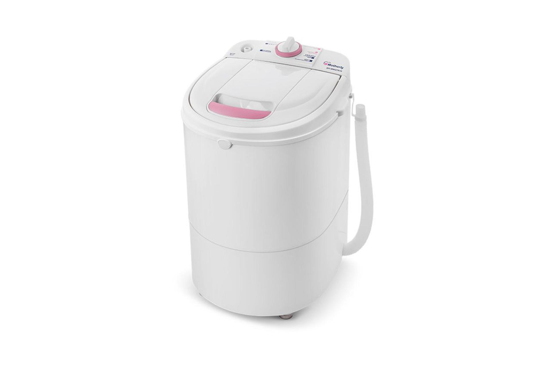 ماشین لباسشویی مادرلی Motherly SH-MW27510 نمای جلو درب صورتی
