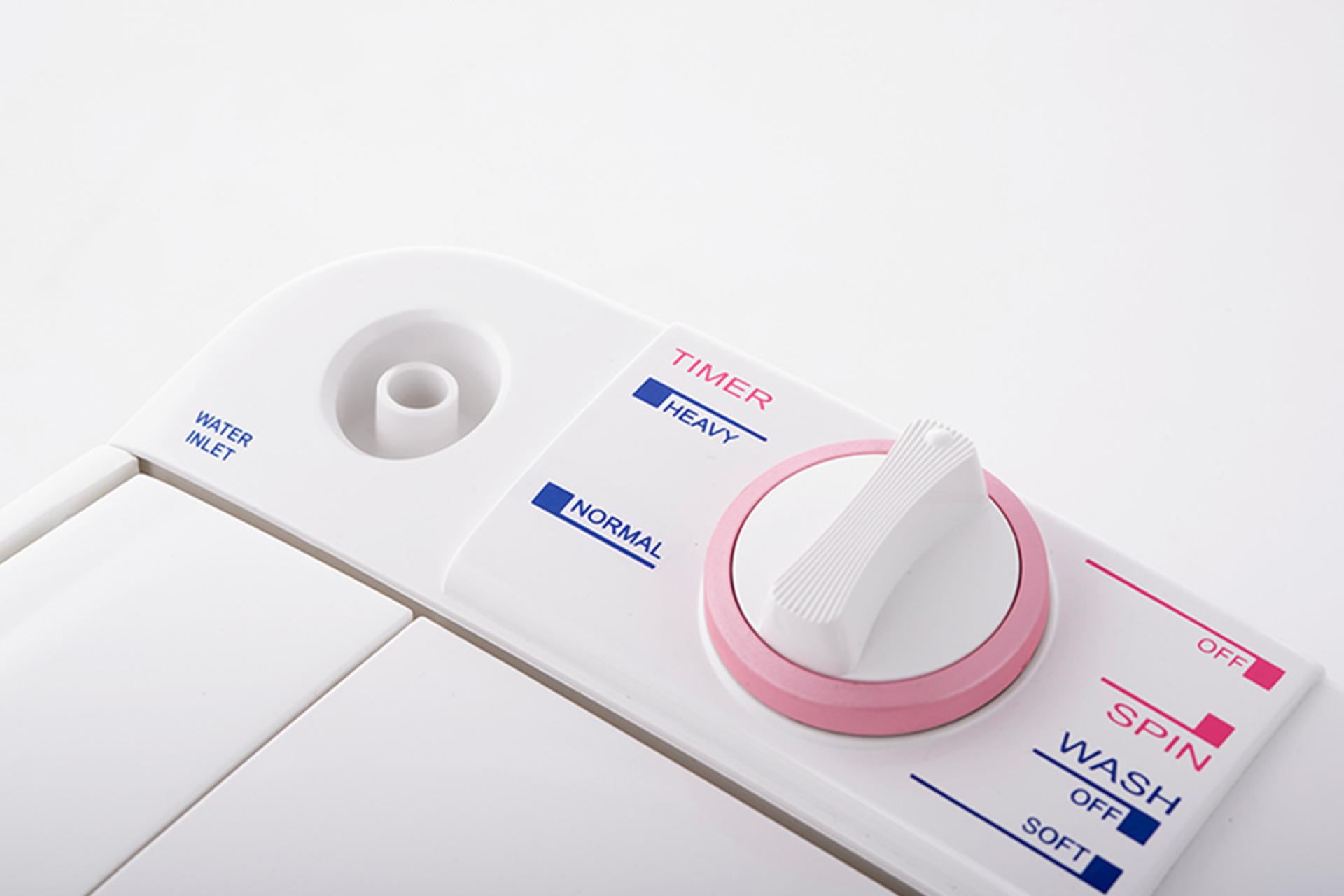 دکمه چرخان ماشین لباسشویی مادرلی Motherly SH-MW27510 درب صورتی