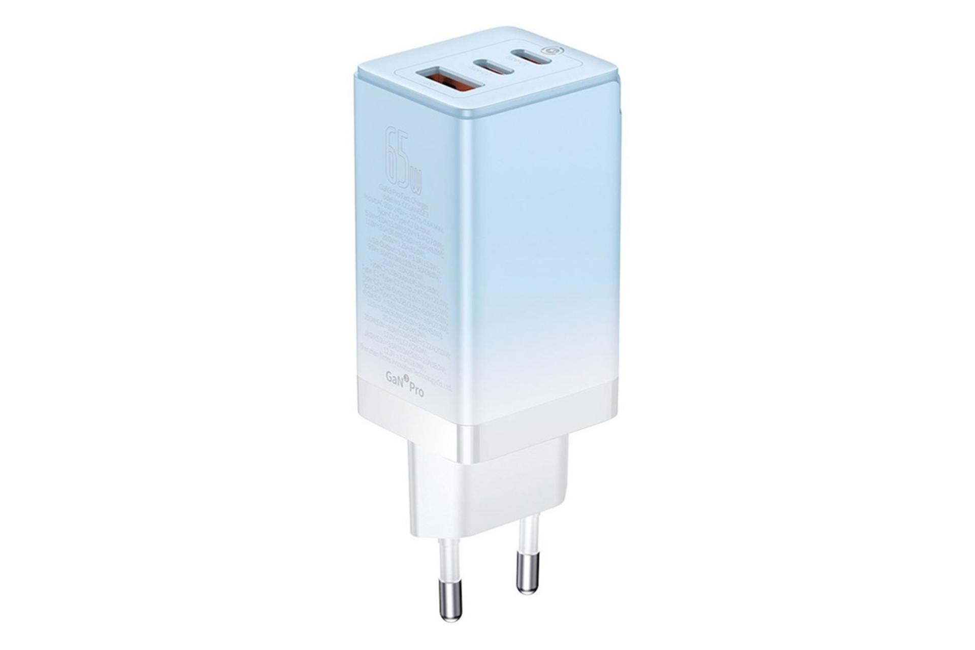 نمای روبه روی شارژر دیواری باسئوس مدل-Baseus GaN3 Pro CCGP050103