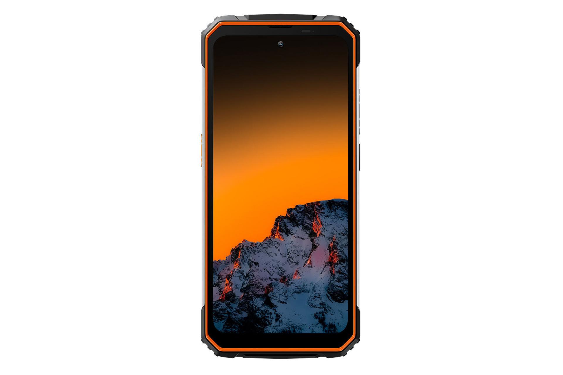پنل جلو و صفحه نمایش گوشی موبایل بلک ویو Blackview BV8100 نارنجی