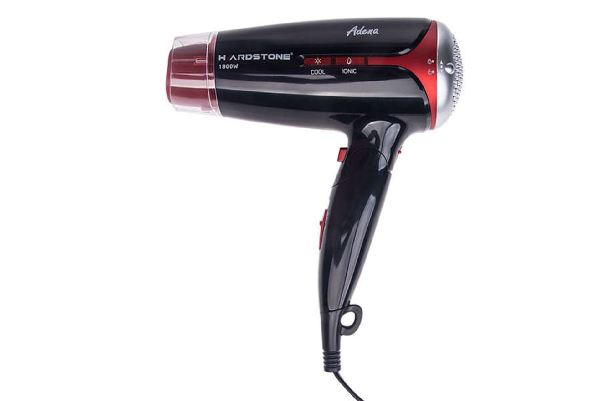 نمای جلوی سشوار هاردستون Adena HDP1801 رنگ مشکی