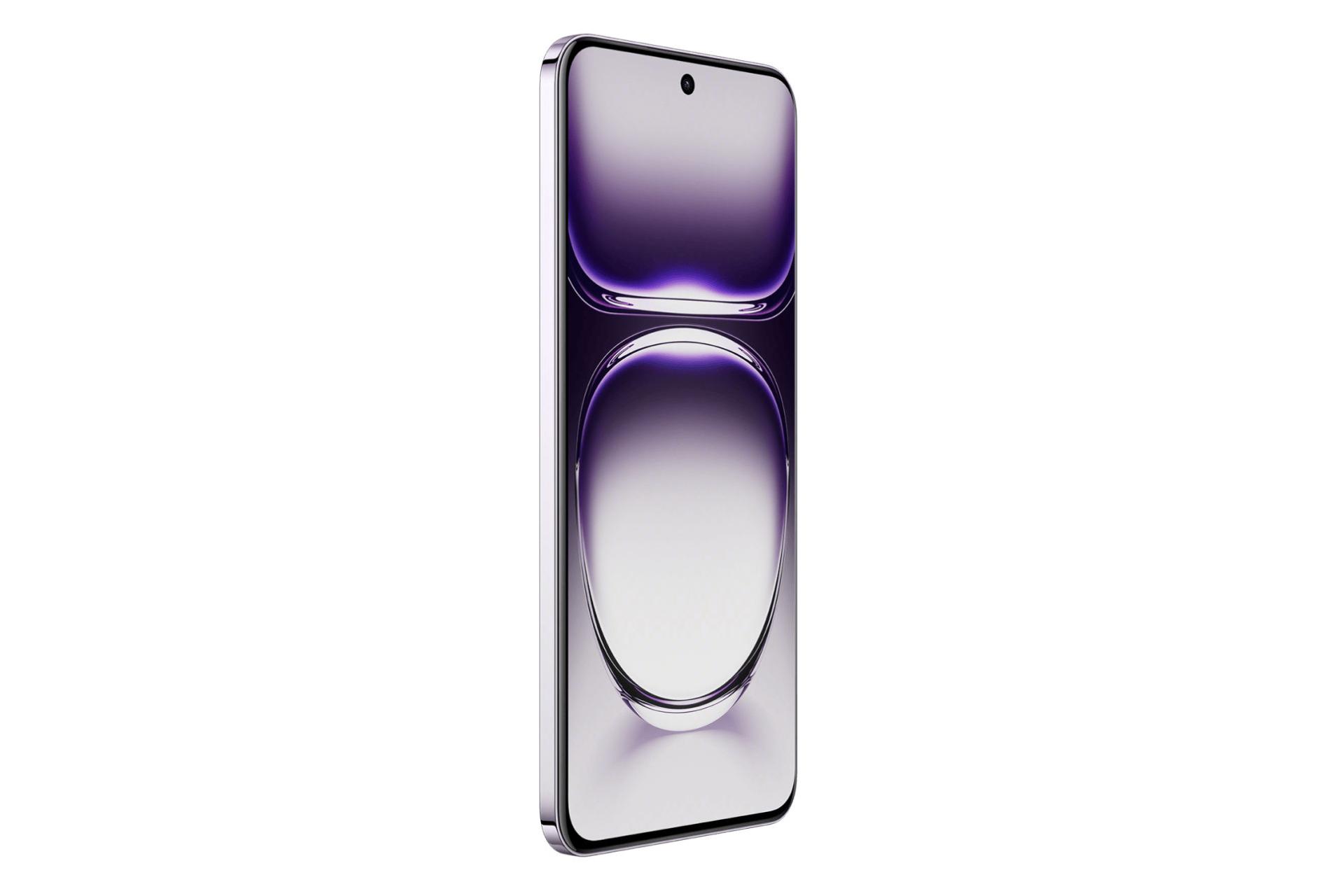 پنل جلو و صفحه نمایش گوشی موبایل Reno12 پرو اوپو نسخه چین بنفش روشن / Oppo Reno12 Pro China