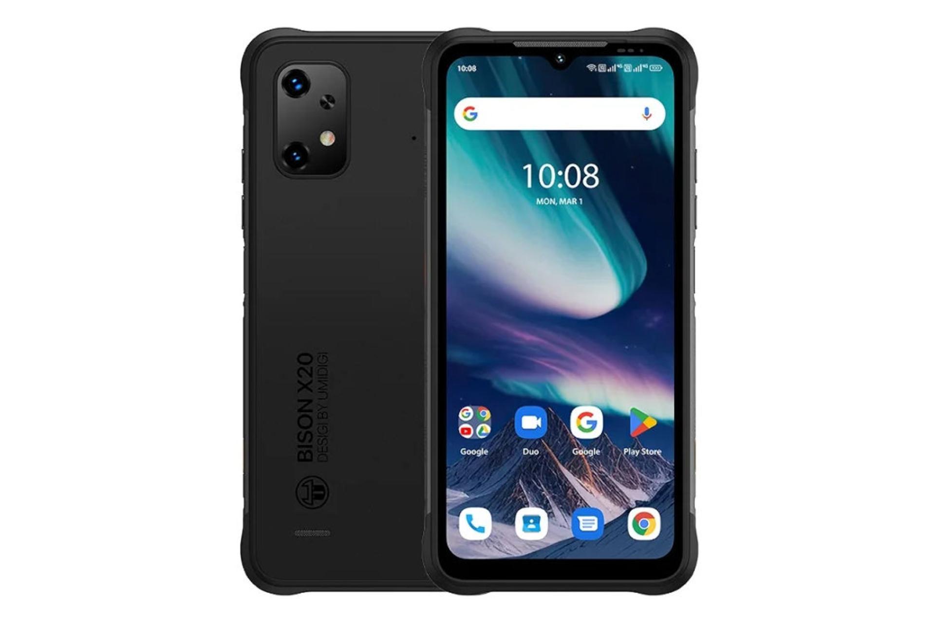 گوشی موبایل اومی دیجی UMIDIGI Bison X20 مشکی