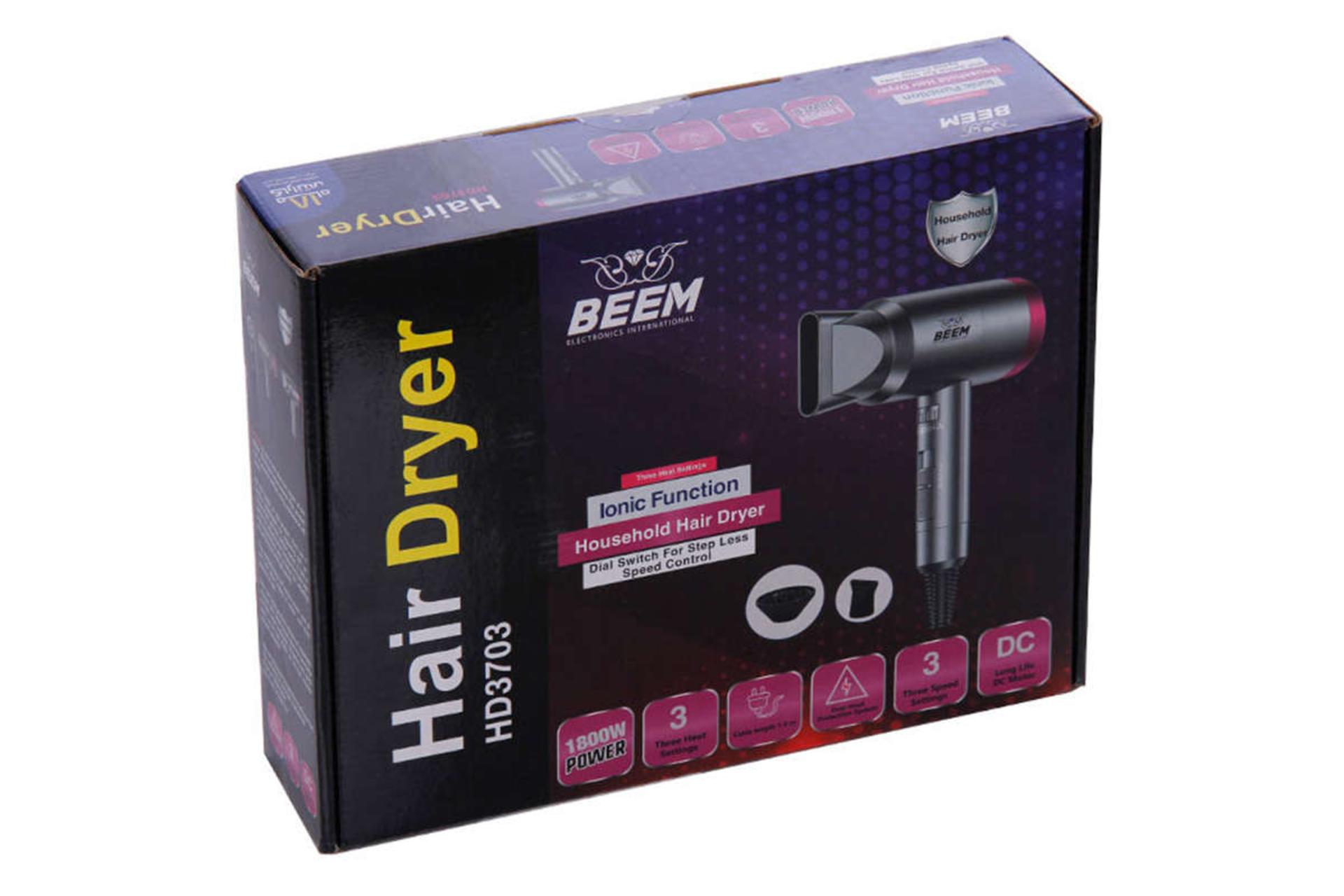 کارتن سشوار بیم HD3703