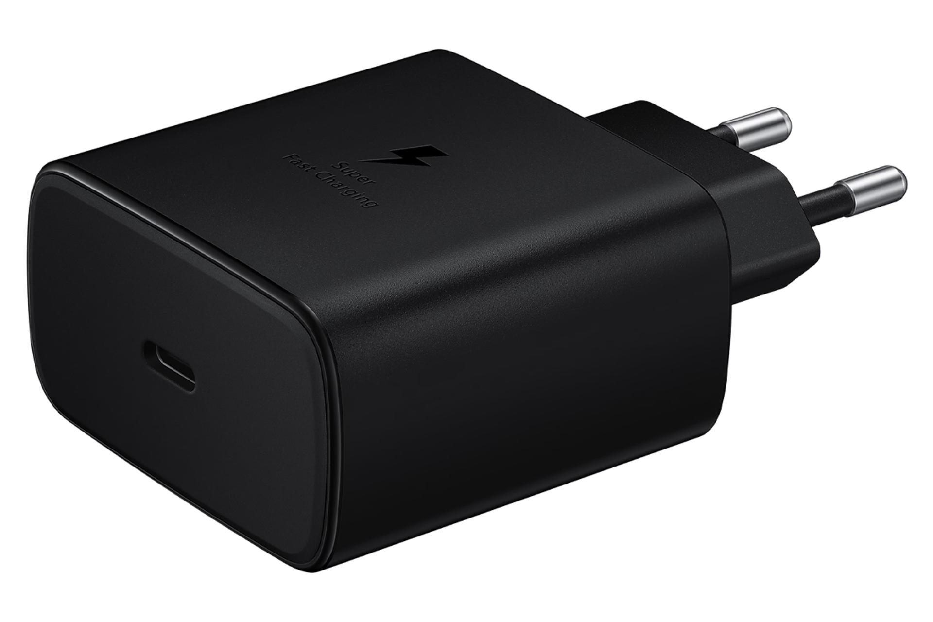 نمای از بالا به پایین شارژر دیواری سامسونگ مدل-Samsung EP-TA845XBEGCN