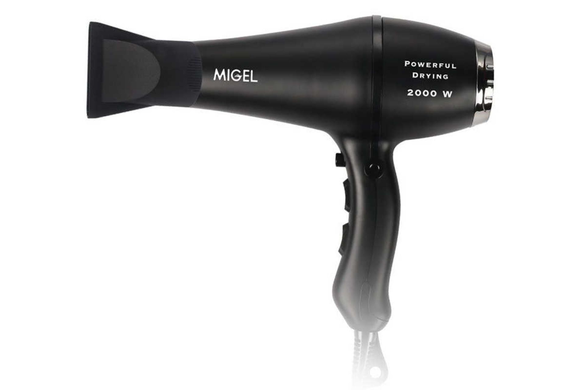 نمای جلوی سشوار میگل GHD 202 رنگ مشکی