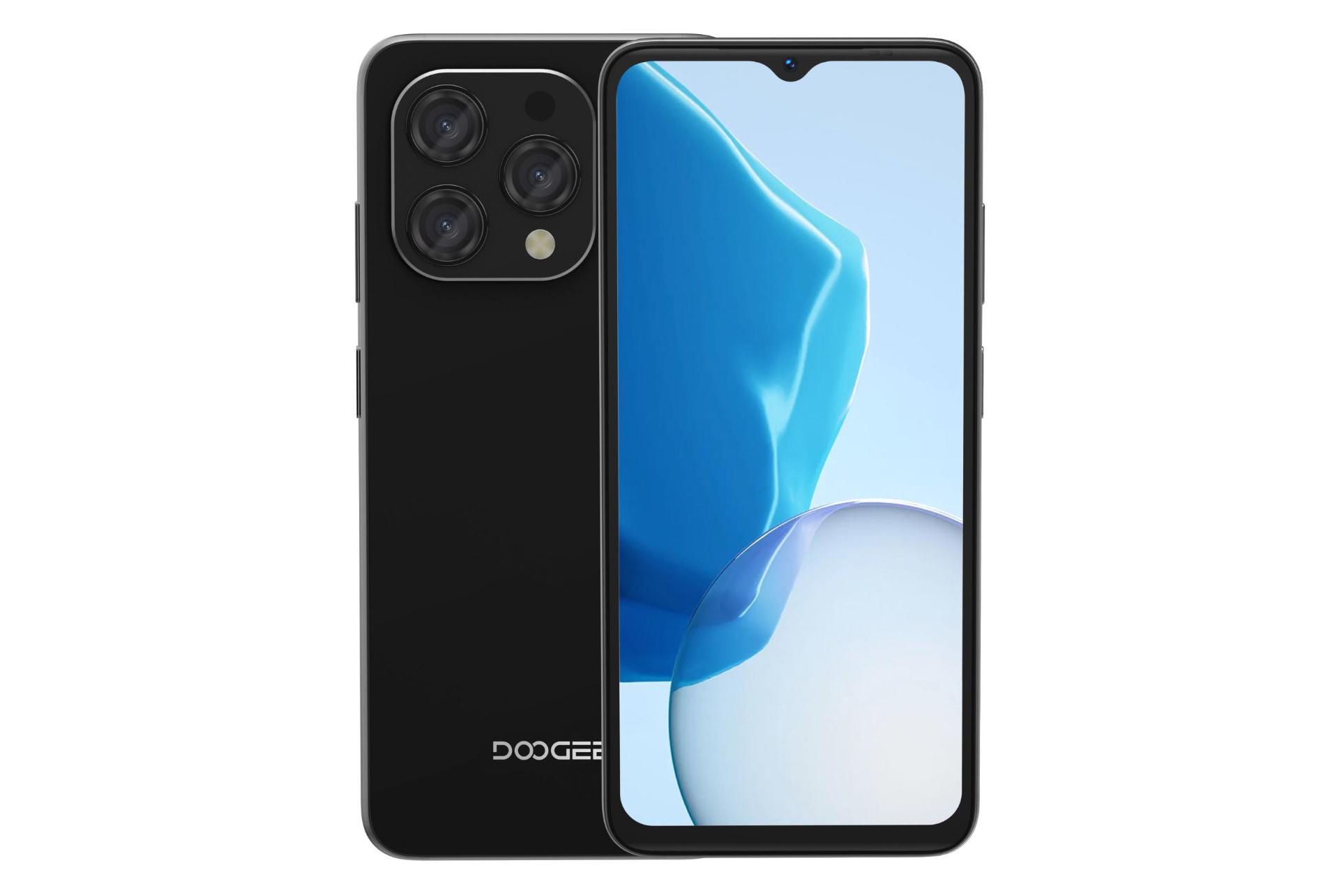 پنل جلو و پشت گوشی موبایل N55 دوجی مشکی / Doogee N55