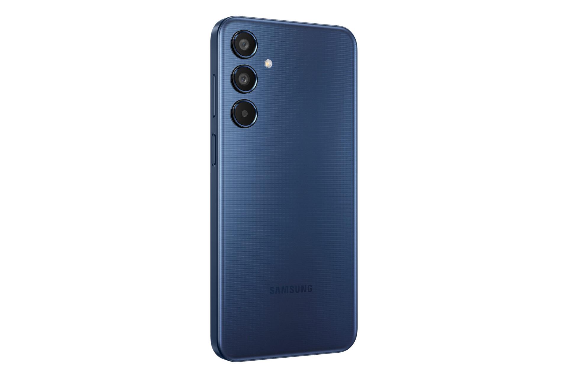 سمت چپ پنل پشت گوشی موبایل گلکسی M35 سامسونگ آبی تیره / Samsung Galaxy M35