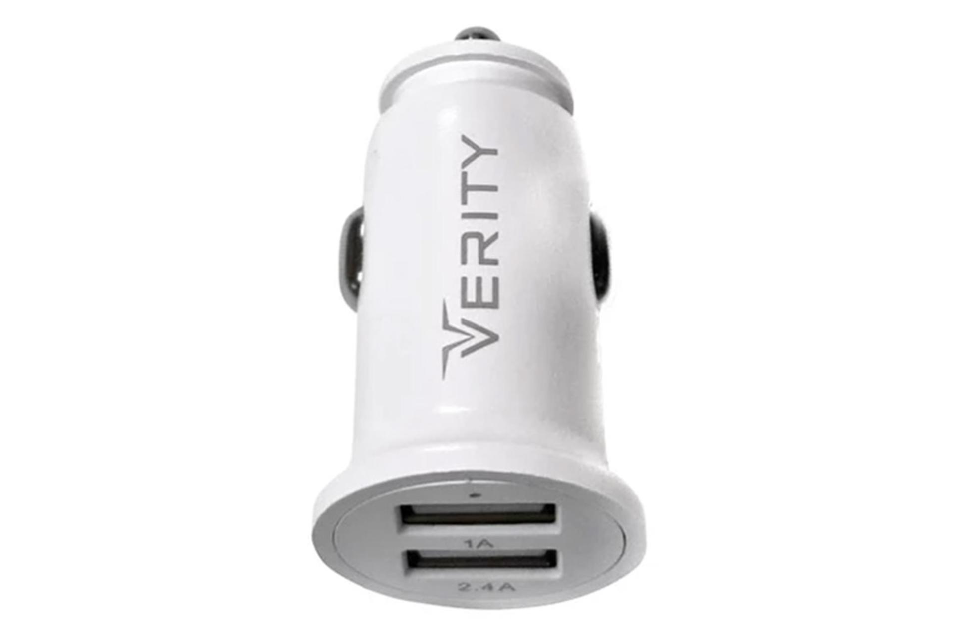 نمای روبروی شارژر فندکی وریتی مدل-Verity C1117