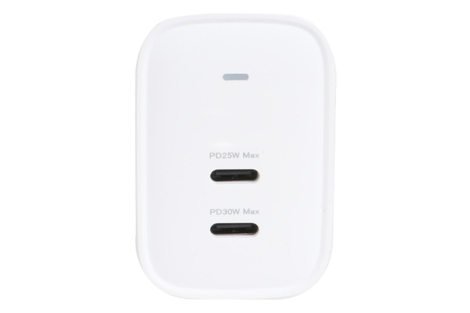 نمای پورت های شارژر دیواری استوریا مدل-Storia ST-BC03