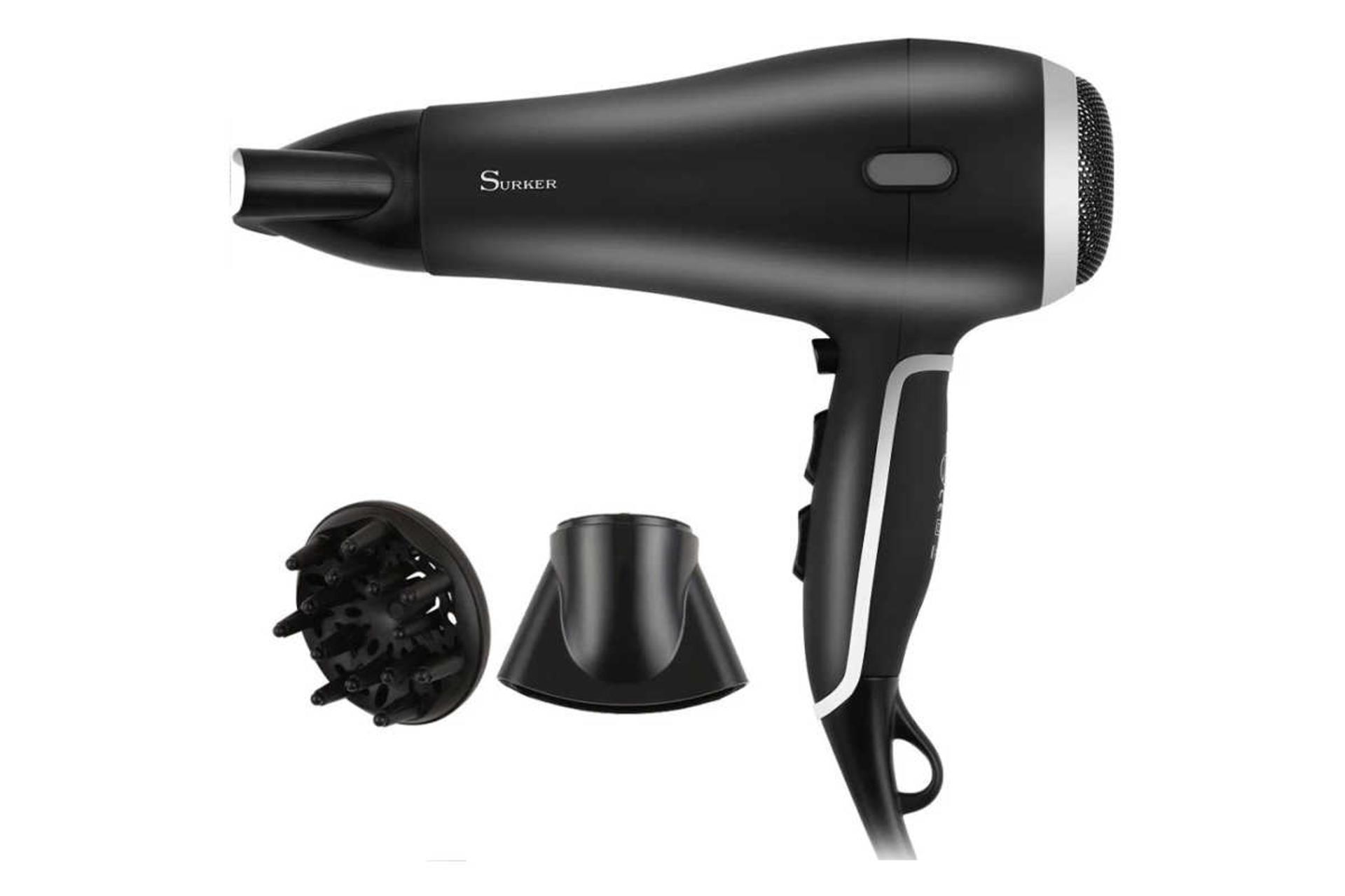 سری متمرکز کننده و دیفیوزر سشوار سورکر RCY-77