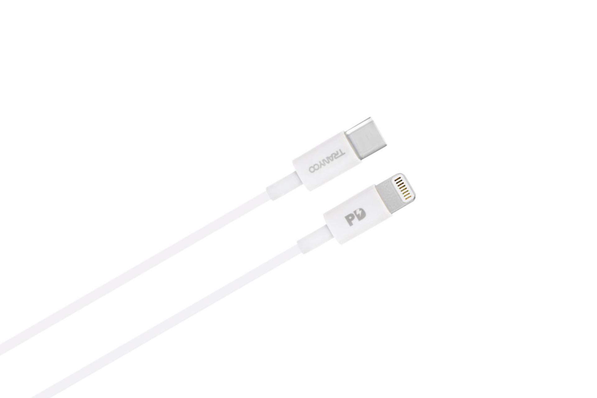 نمای کابل بندی شارژر دیواری ترانیو مدل-Tranyoo P12