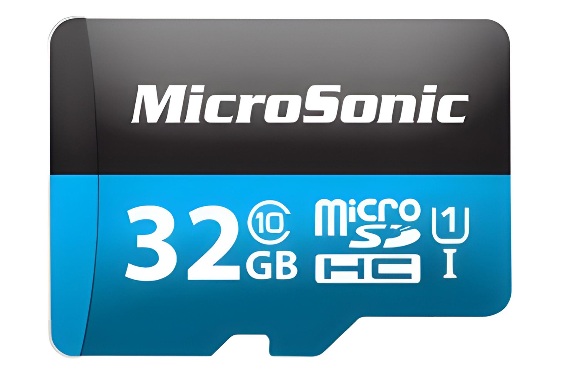 کارت حافظه میکروسونیک Microsonic microSDHC Class 10 UHS-I U1 32GB